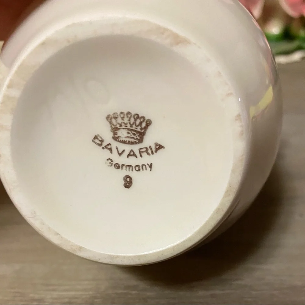 Vintage Bavaria Germany Tear Drops Vase